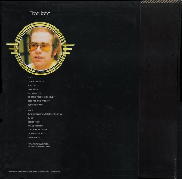 Elton John - Gold Disc (LP, Comp) - 画像 (2)