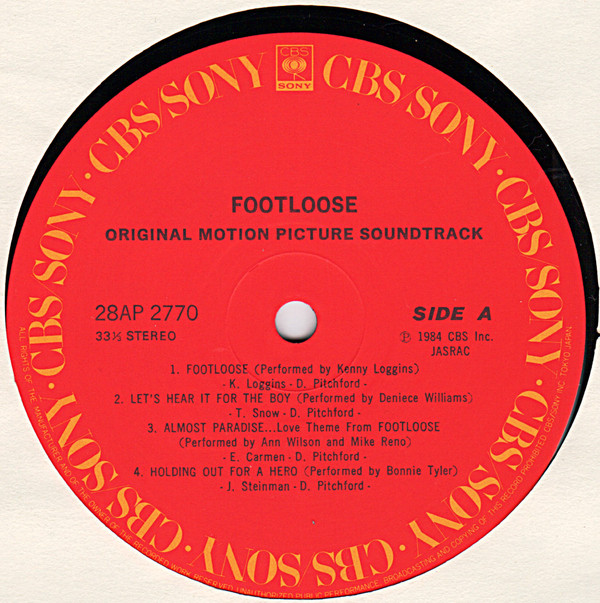 Various - Footloose (Original Motion Picture Soundtrack) (LP, Comp) - 画像 (3)