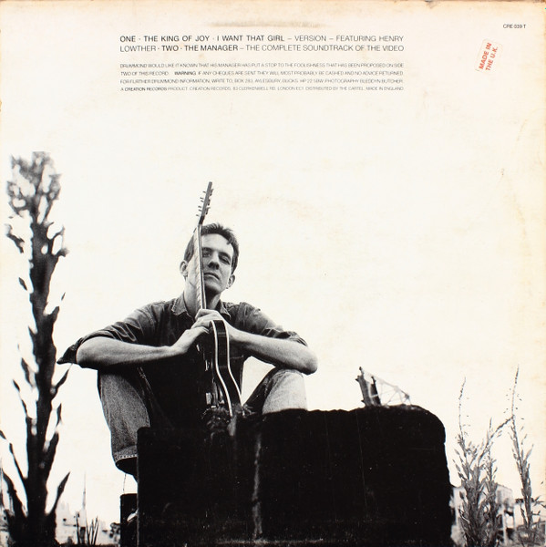 Bill Drummond - The King Of Joy (12", Single) - 画像 (3)