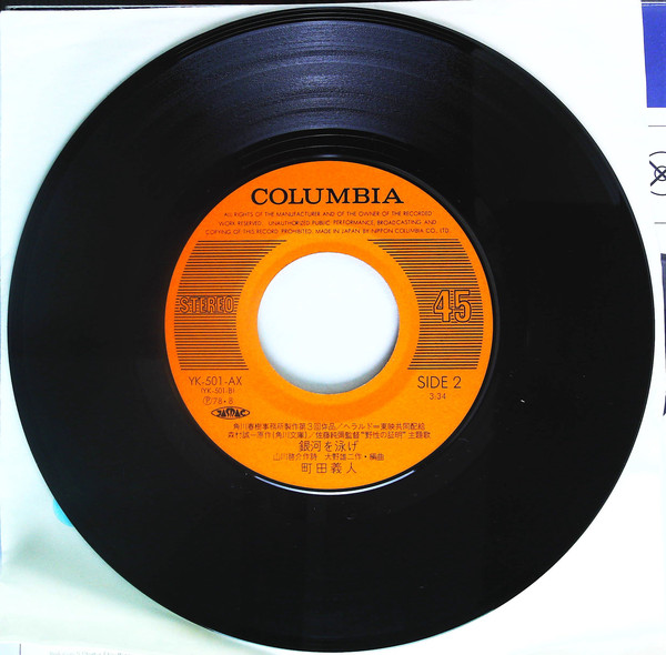 町田義人 - 野性の証明 のテーマ「戦士の休息」= Proof Of The Wild (7", Single) - 画像 (5)