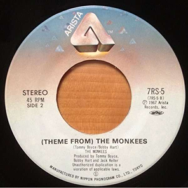 ザ・モンキーズ = The Monkees - デイドリーム・ビリーバー = Daydream Believer / モンキーズのテーマ = (Theme From) The Monkees (7", Single) - 画像 (4)