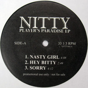 Nitty (2) - Player's Paradise EP (12", EP, Promo)