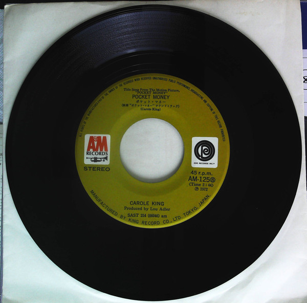 Carole King - Sweet Seasons / Pocket Money (7", Single, RE) - 画像 (4)