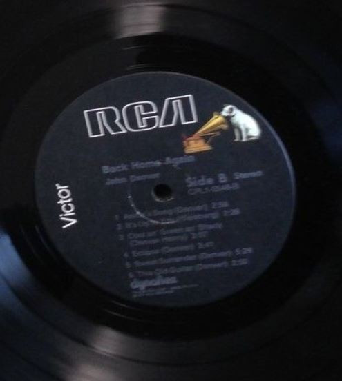 John Denver - Back Home Again (LP, Album, RE, Bla) - 画像 (2)