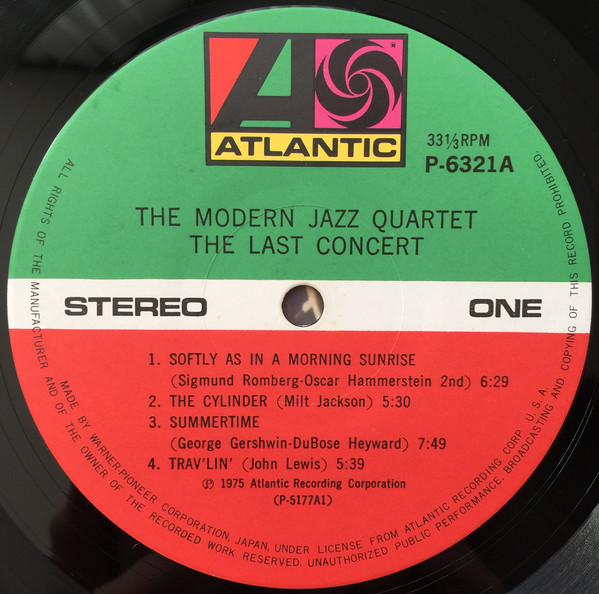 The Modern Jazz Quartet - The Last Concert (2xLP, Album, RE, Gat) - 画像 (4)