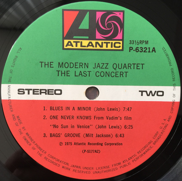 The Modern Jazz Quartet - The Last Concert (2xLP, Album, RE, Gat) - 画像 (5)