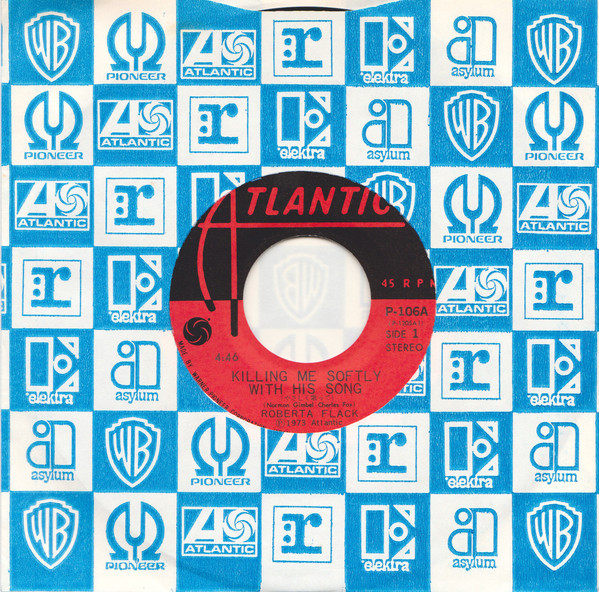 ロバータ・フラック = Roberta Flack - やさしく歌って = Killing Me Softly With His Song / 愛は面影の中に = The First Time Ever I Saw Your Face (7") - 画像 (5)
