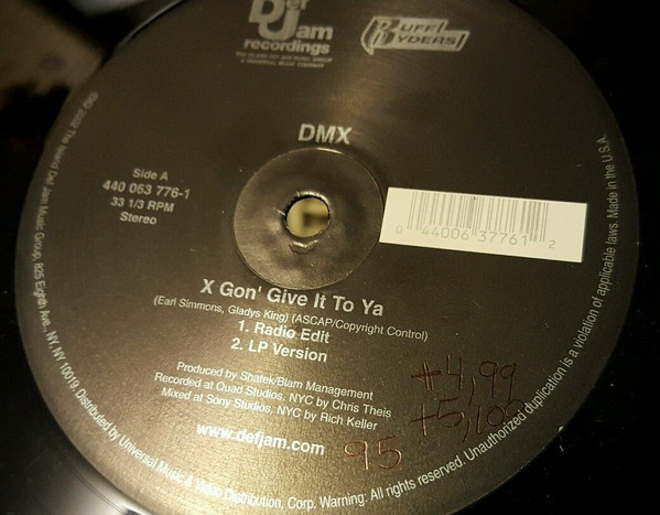 DMX - X Gon' Give It To Ya (12", Single) - 画像 (5)
