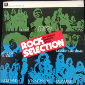 Various - Rock Selection For Pioneer Explosion Sound (LP, Album, Comp, Promo)