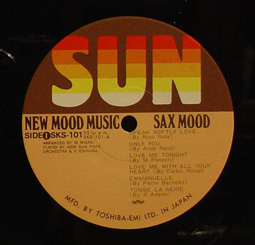 New Sun Pops Orchestra - Sax Mood (LP, Album) - 画像 (3)