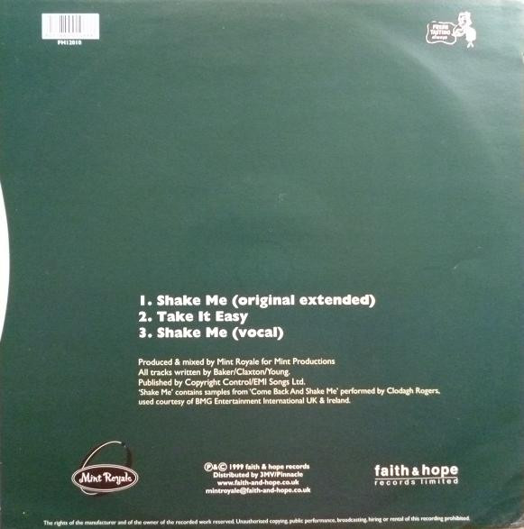Mint Royale - Shake Me (12") - 画像 (4)