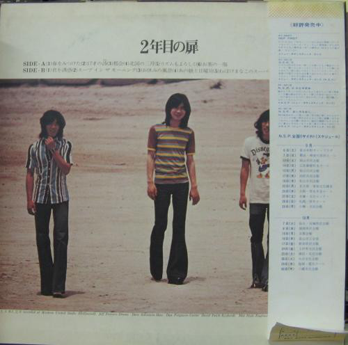 N.S.P. = ニュー・サディスティック・ピンク - 2年目の扉 (LP, Album) - 画像 (2)