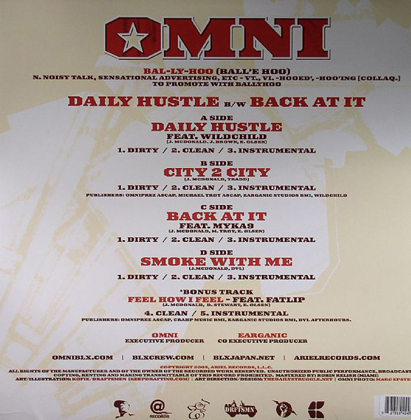 Omni - Ballyhoo (2x12", Single) - 画像 (2)