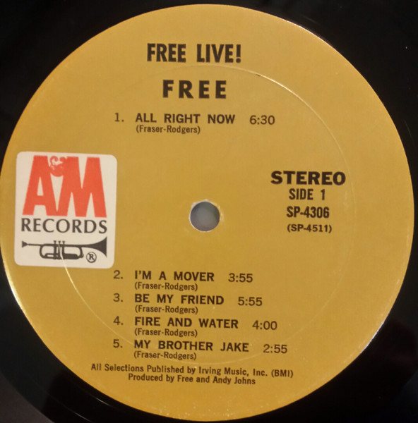 Free - Free Live! (LP, Album, Mon) - 画像 (5)