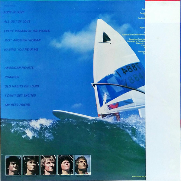 Air Supply = エア・サプライ* - Lost In Love = ロスト・イン・ラヴ (LP, Album) - 画像 (2)