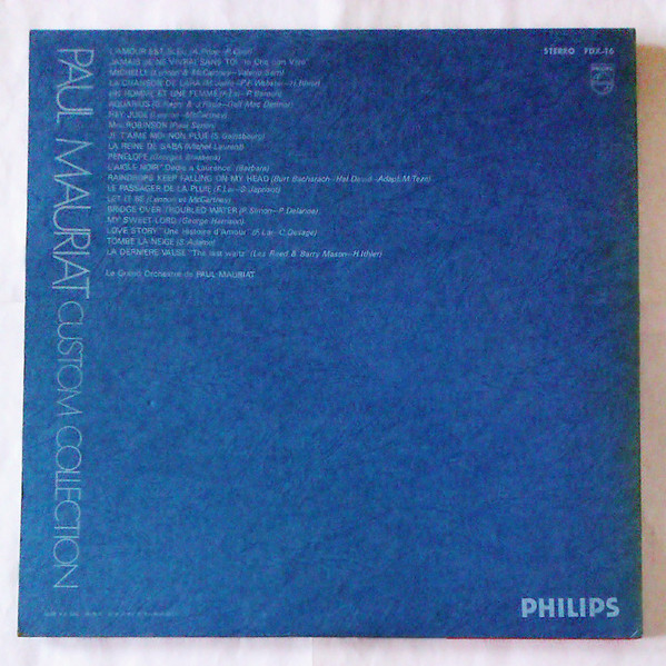 Paul Mauriat - Custom Collection (LP, Comp) - 画像 (4)
