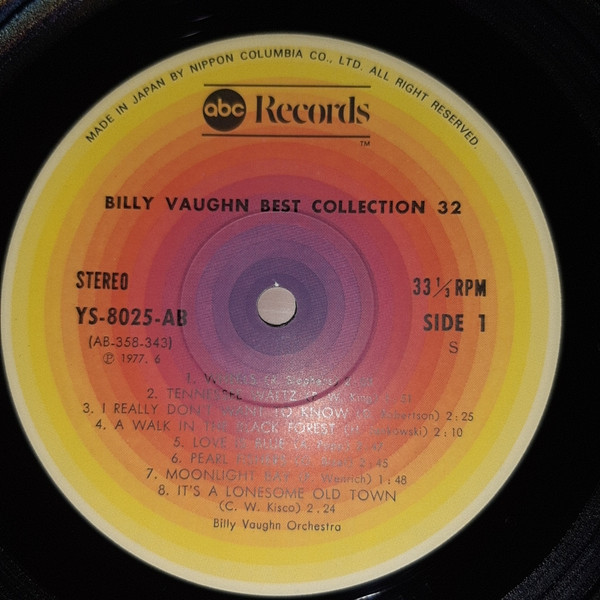 Billy Vaughn Orchestra - Billy Vaughn Best Collection 32 (2xLP, Comp, Gat) - 画像 (5)