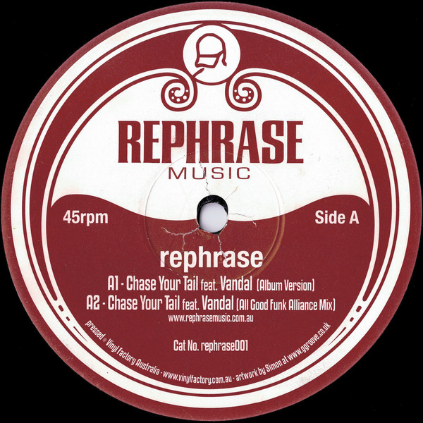Rephrase - Chase Your Tail (12")