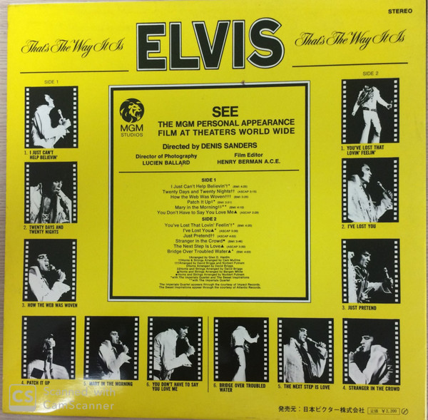 Elvis Presley - That's The Way It Is (LP, Album, RE, Gat) - 画像 (5)
