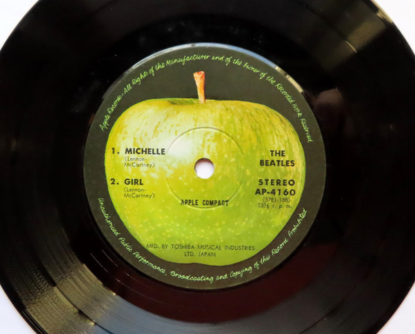 The Beatles - Michelle (7", RE) - 画像 (5)