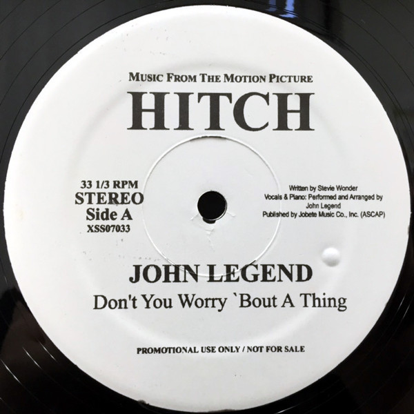 John Legend - Don't You Worry 'Bout A Thing (12", Promo)