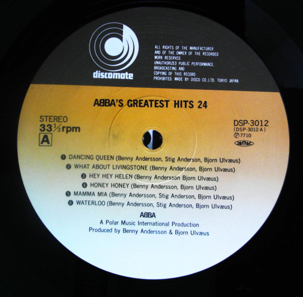ABBA - ABBA's Greatest Hits 24 (2xLP, Comp, RP) - 画像 (5)