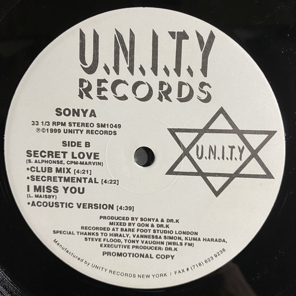 Sonya - Stay (12", Single, Promo) - 画像 (3)