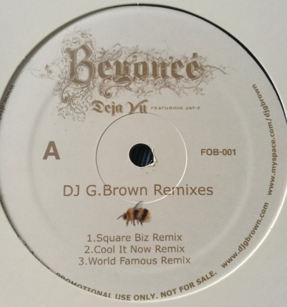DJ G. Brown - Deja Vu (DJ G.Brown Remixes) (12", Promo)