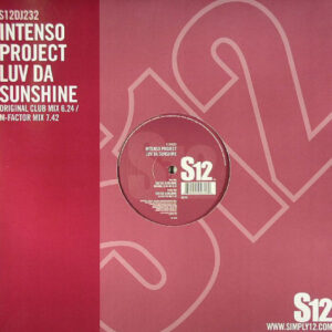 Intenso Project - Luv Da Sunshine (12", RE)