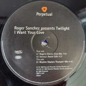 Roger Sanchez Presents Twilight (7) - I Want Your Love (12", Single)