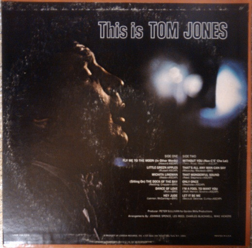 Tom Jones - This Is Tom Jones (LP, Album, Ter) - 画像 (2)