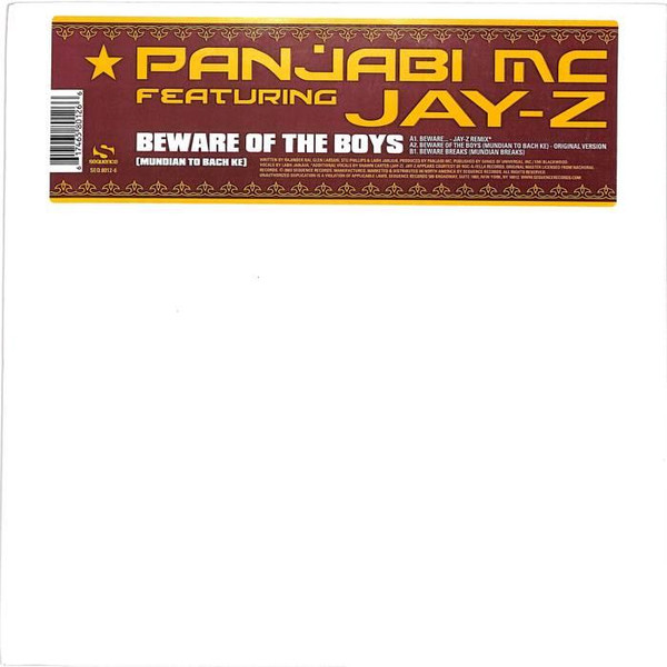 Panjabi MC - Beware Of The Boys (Mundian To Bach Ke) (12", Promo)