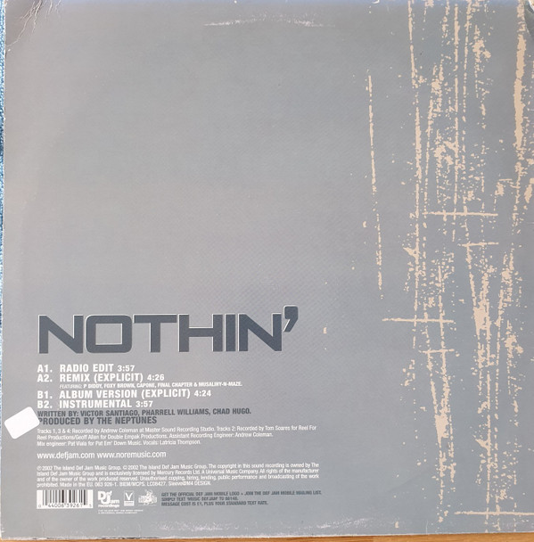N.O.R.E. - Nothin' (12") - 画像 (2)