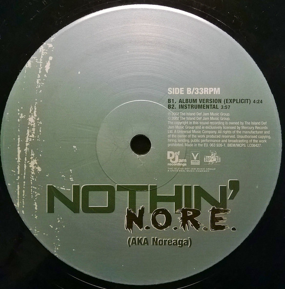 N.O.R.E. - Nothin' (12") - 画像 (4)