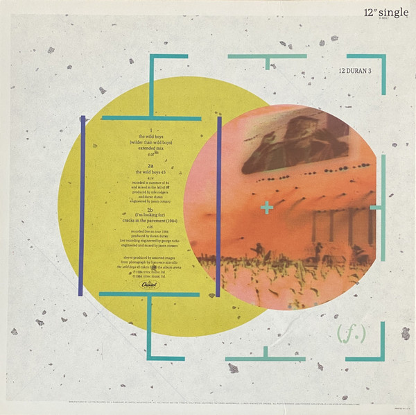 Duran Duran - The Wild Boys (12", Single, Jac) - 画像 (2)
