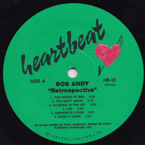 Bob Andy - Retrospective (LP, Comp) - 画像 (3)