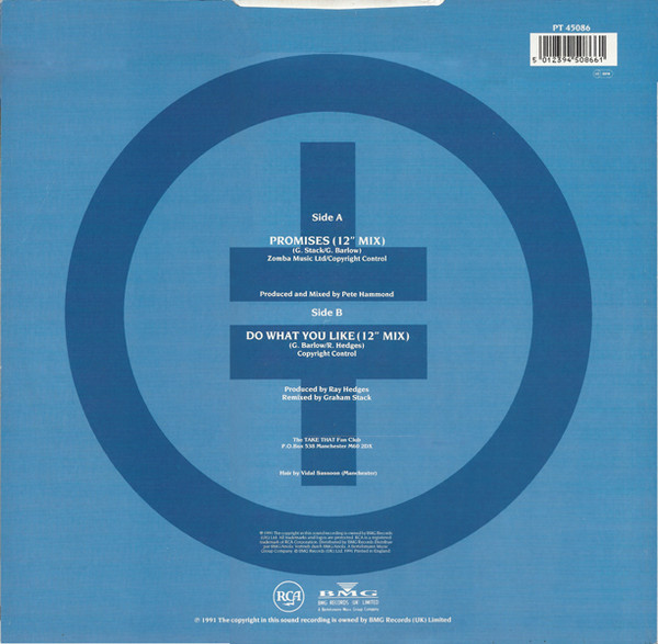 Take That - Promises (12", Single) - 画像 (2)