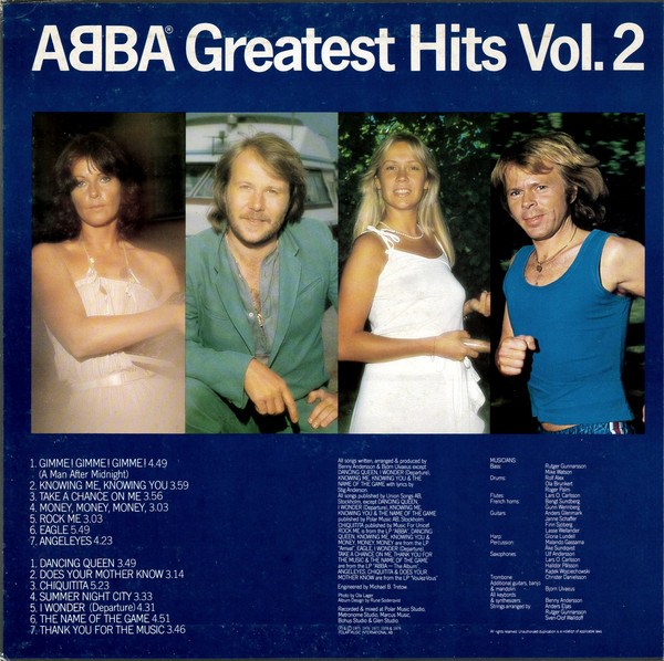 ABBA - Greatest Hits Vol. 2 (LP, Comp) - 画像 (3)