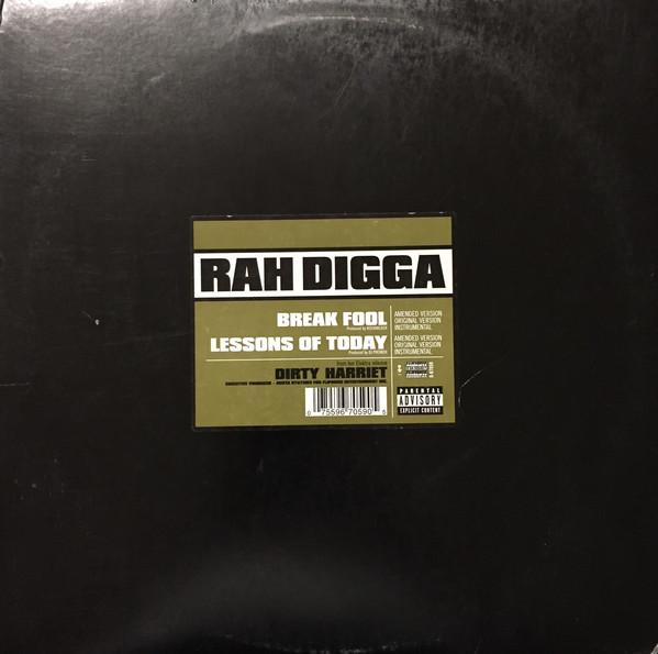 Rah Digga - Break Fool / Lessons Of Today (12")
