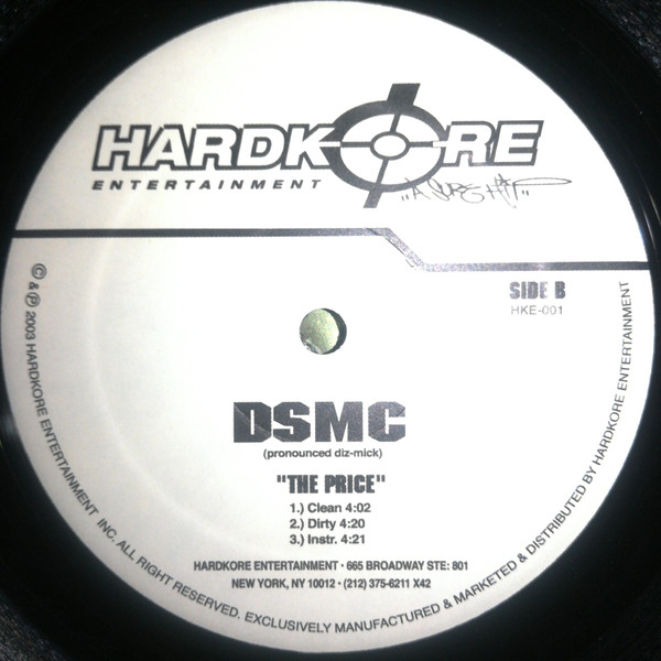 DSMC - DSMC Ridahz / The Price (12", EP) - 画像 (2)