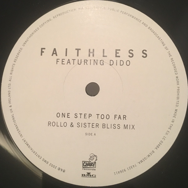 Faithless - One Step Too Far (12") - 画像 (3)