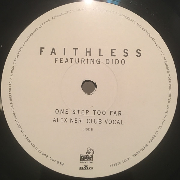 Faithless - One Step Too Far (12") - 画像 (4)