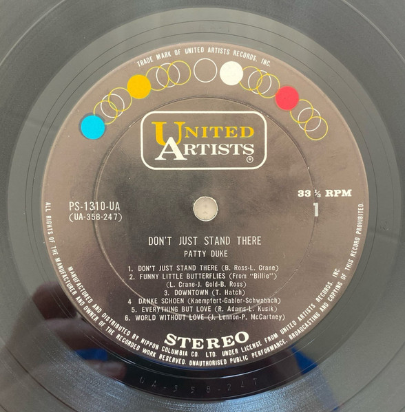 Patty Duke - Don't Just Stand There (LP, Album) - 画像 (4)