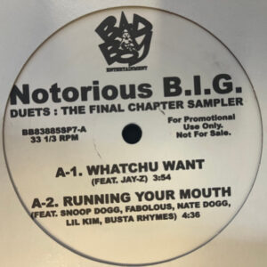 The Notorious B.I.G.* - Duets: The Final Chapter Sampler (12", Promo, Smplr)