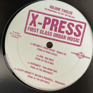 Various - X-Press First Class Urban Music Volume Twelve (12", EP, Smplr)