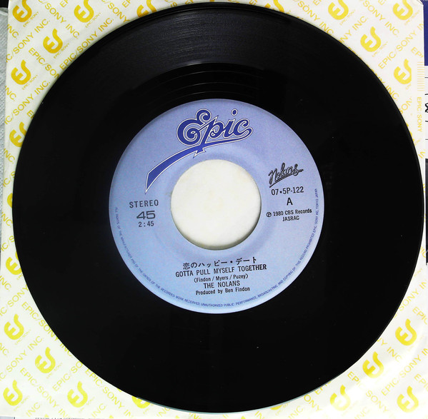 Nolans = ノーランズ - 恋のハッピー・デート = Gotta Pull Myself Together (7", Single) - 画像 (3)