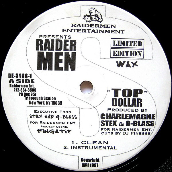 Raider Men - Top Dollar / Strategy (12", Ltd)