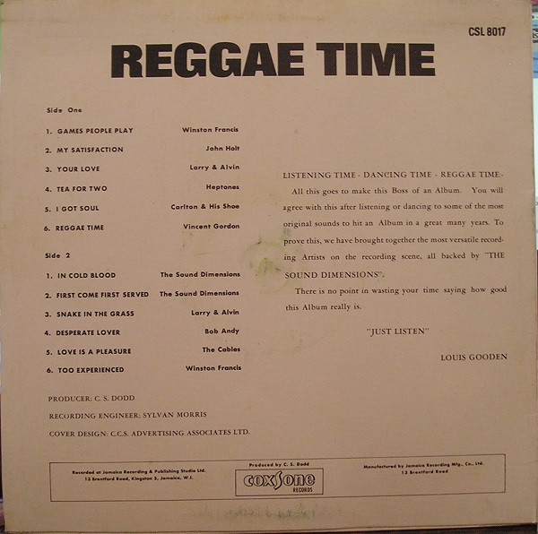 Various - Reggae Time (LP, Comp, RP) - 画像 (2)