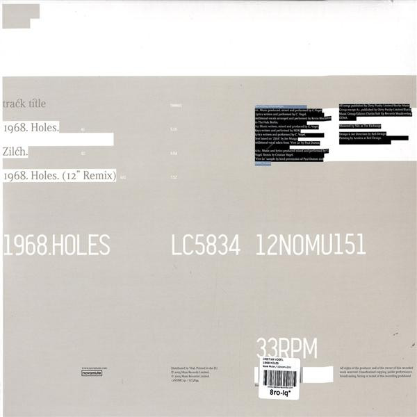 Cristian Vogel - 1968.Holes (12") - 画像 (2)