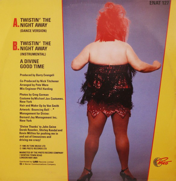 Divine - Twistin' The Night Away (12", Single) - 画像 (4)